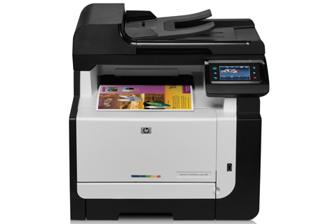 HP LaserJet CM1415fnw Printer