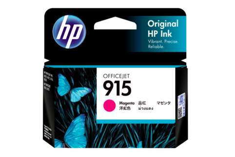 HP #915 OfficeJet 8022 Magenta Ink Cartridge (Genuine)
