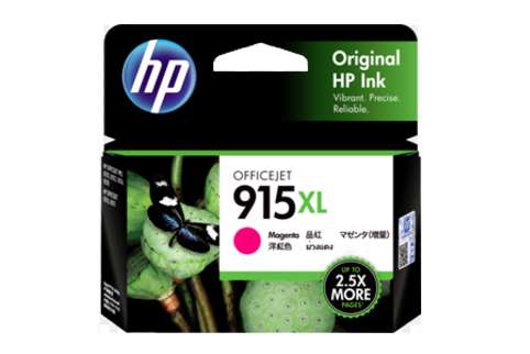 HP #915XL OfficeJet 8020 Magenta Ink Cartridge (Genuine)