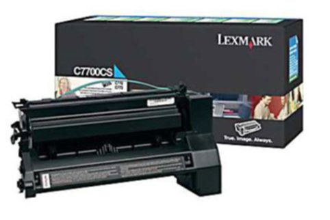 Lexmark C772 Cyan Prebate Toner Cartridge (Genuine)