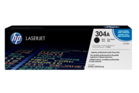 HP #304A LaserJet CM2320fxi MFP Black Toner Cartridge (Genuine)