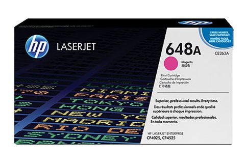 HP #648A LaserJet CP4525dn Magenta Toner Cartridge (Genuine)