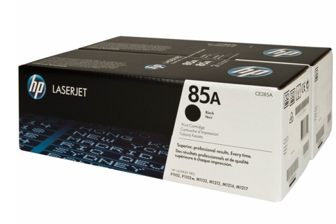 HP LaserJet P1102 #85A Black Toner Cartridge Twin Pack(Genuine)