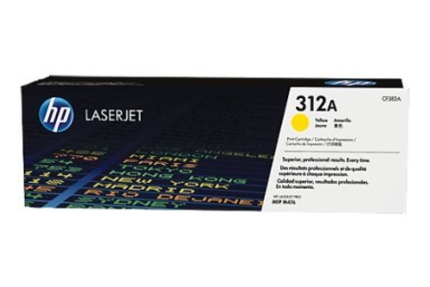 HP Laserjet Pro M476DW MFP #312A Yellow Toner Cartridge (Genuine)