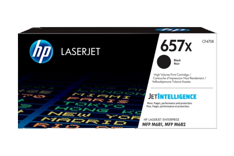 HP #657X LaserJet Enterprise MFP M681 Black High Yield Toner Cartridge (Genuine)