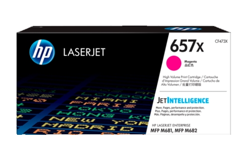HP #657X LaserJet Enterprise MFP M681 Magenta High Yield Toner Cartridge (Genuine)