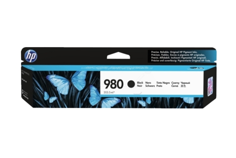 HP NO 980 OfficeJet Colour X555 Black Ink Cartridge (Genuine)
