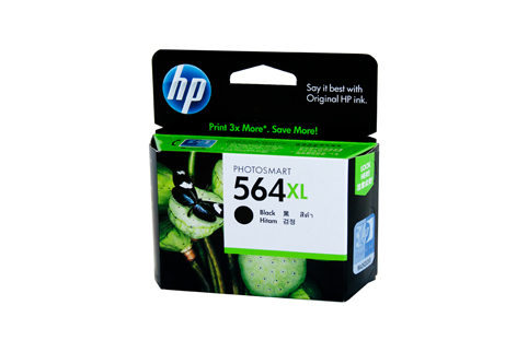 HP #564 Photosmart 6510-B211a Black XL Ink  (Genuine)