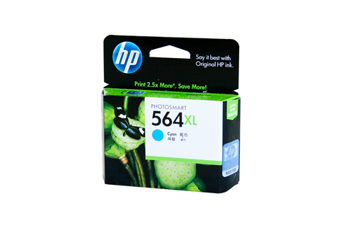 HP #564 Photosmart C5388 Cyan XL Ink  (Genuine)