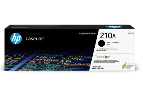 HP Color LaserJet Pro 4203 #210A Black Toner Cartridge (Genuine)