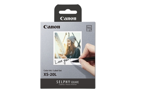 Canon QX10 Selphy Square Ink Paper Set 20 Sheets (Genuine)