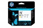 HP #72 DesignJet T795 Matte Black & Yellow Print Head  (Genuine)