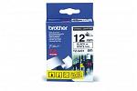 Brother PT-2430PC Strong Adhesive Black on White - 12mm x 8m (Genuine)