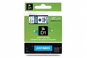 DYMO SD45014 Cyan on White 12MM X 7M Tape (Genuine)