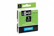 DYMO SD45021 White on Black 12MM X 7M Tape (Genuine)