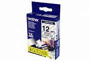 Brother PT-3600 Laminated Black on Clear Tape - 12mm x 8m (Genuine)