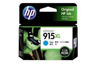 HP #915XL OfficeJet 8022 Cyan Ink Cartridge (Genuine)