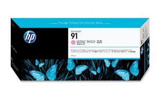 HP #91 Designjet Z6100 Light Magenta Ink (Genuine)