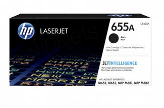 HP #655A LaserJet Enterprise MFP M681 Black Toner Cartridge (Genuine)