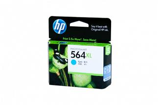 HP #564 Photosmart 6510-B211a Cyan XL Ink  (Genuine)