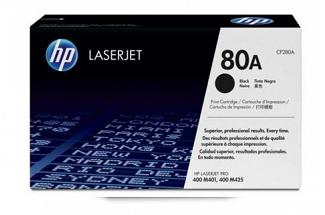 HP #80A LaserJet Pro 400 M401dn Black Toner Cartridge (Genuine)