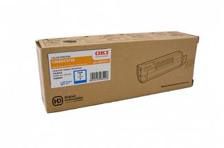Oki C5750 Cyan Toner Cartridge (Genuine)