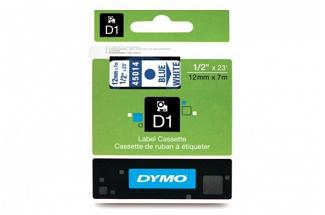DYMO SD45014 Cyan on White 12MM X 7M Tape (Genuine)